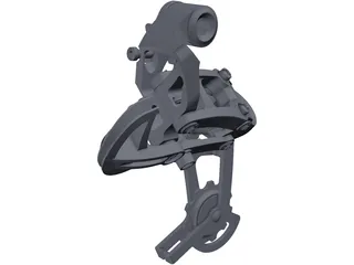 SRAM X.0 Rear Delaurier 3D Model