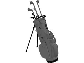 Golf Bag 3D Model