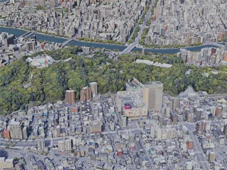 Hiroshima City, Japan (2019) 3D Model