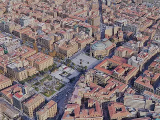 Palermo City, Italy (2019) 3D Model