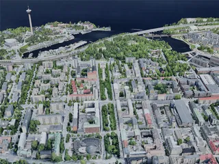 Tampere City, Finland (2019) 3D Model