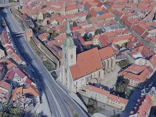 Bratislava City, Slovakia (2019) 3D Model