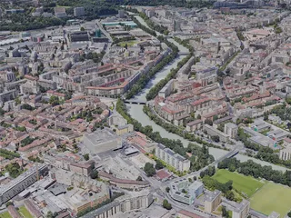 Geneva City, Switzerland (2019) 3D Model