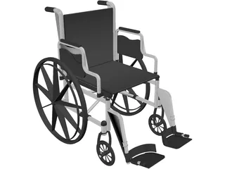 Wheelchair 3D Model