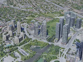 Etobicoke, Toronto, ON, Canada (2019) 3D Model