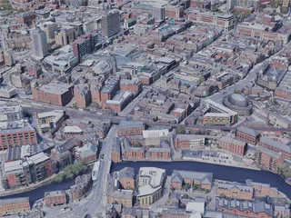 Leeds City, UK (2019) 3D Model