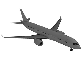 Bombardier CS300 3D Model