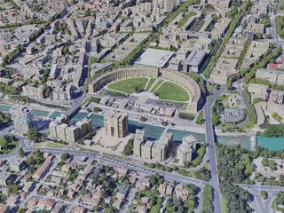 Montpellier City, France (2019) 3D Model