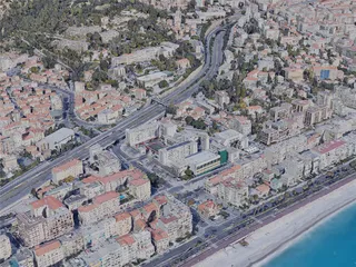 Nice City, France (2019) 3D Model