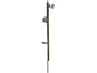 Electrical Pole 3D Model