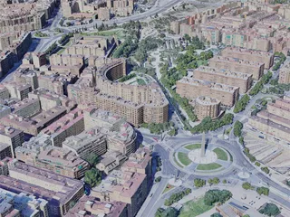 Zaragoza City, Spain (2019) 3D Model