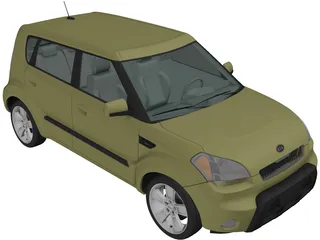 Kia Soul (2010) 3D Model