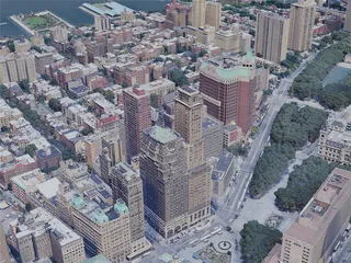 Brooklyn Heights, NY, USA (2019) 3D Model