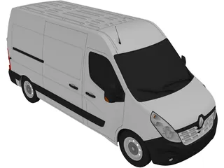 Renault Master (2017) 3D Model