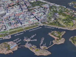 Helsinki City, Finland (2019) 3D Model