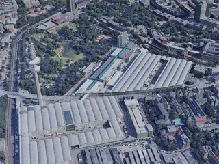 Hamburg City, Germany (2019) 3D Model