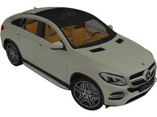 Mercedes-Benz GLE 350D Coupe 3D Model