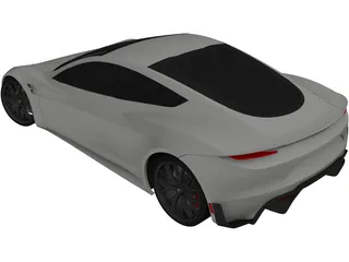 Tesla Roadster (2020) 3D Model