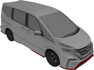 Nissan Serena Nismo (2016) 3D Model