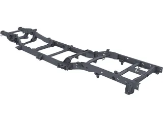 Chevrolet Silverado Frame (2005) 3D Model