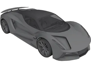 Lotus Evija Concept (2020) 3D Model