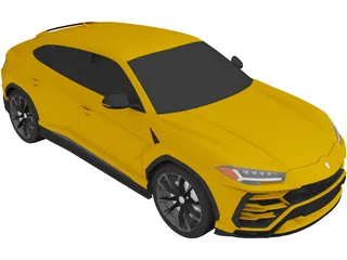 Lamborghini Urus (2019) 3D Model