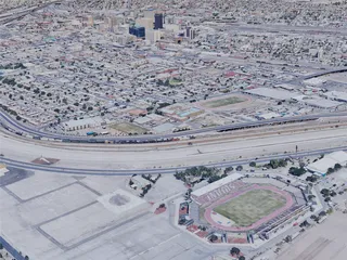 El Paso City, TX, USA (2019) 3D Model