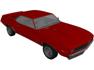 Chevrolet Camaro Z28 Cabrio (1969) 3D Model