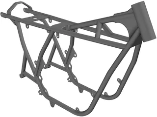 Honda CB750 Frame 3D Model