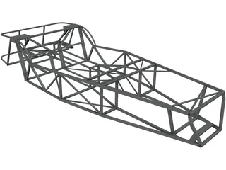 Lotus 7 Chassis 3D Model