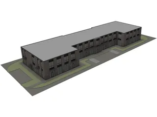 H-mart Office Building 3D Model