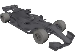 Mercedes Formula One 3D Model