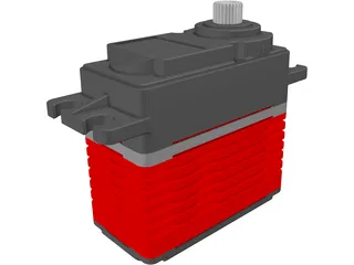 Hitec HSB-9380TH Servo 3D Model