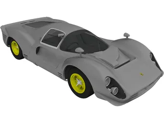 Ferrari 330 P4 (1967) 3D Model