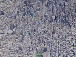 New York City, Midtown Manhattan, USA (2019) 3D Model