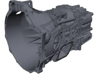 ZF Truck Transmission 3D Model