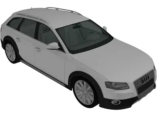 Audi A4 Allroad (2010) 3D Model