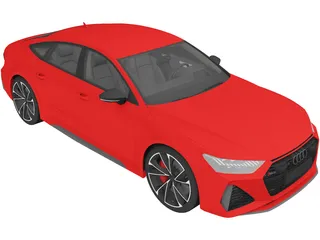 Audi RS7 Sportback (2020) 3D Model