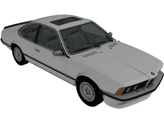 BMW 6-series 635CSi E24 (1978) 3D Model