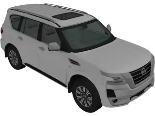 Nissan Patrol Ti L (2020) 3D Model