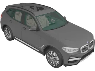 BMW X3 xLine [G01] (2018) 3D Model