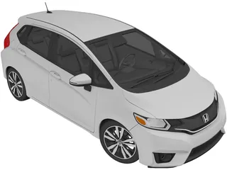 Honda Fit [Jazz] (2017) 3D Model