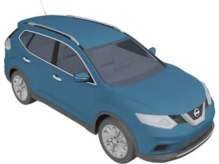 Nissan Rogue (2014) 3D Model