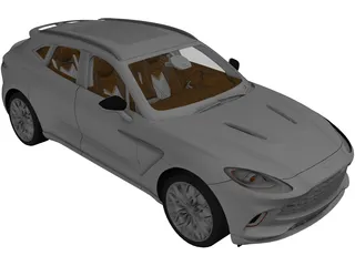 Aston Martin DBX (2020) 3D Model