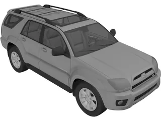 Toyota 4Runner (2009) 3D Model