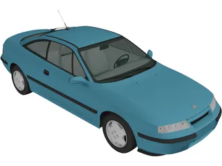 Opel Calibra (1990) 3D Model