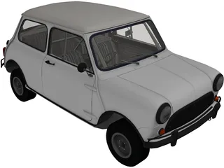 Austin Mini Cooper S (1965) 3D Model