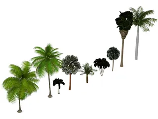 Tree Collection 3D Model