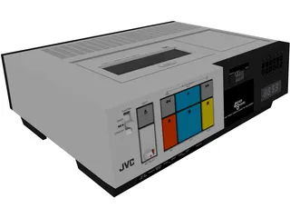 JVC HR-7100U VCR 3D Model