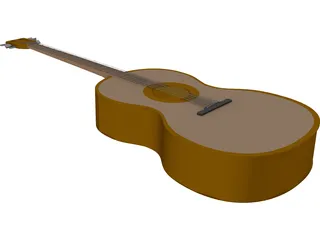 Guitar 3D Model